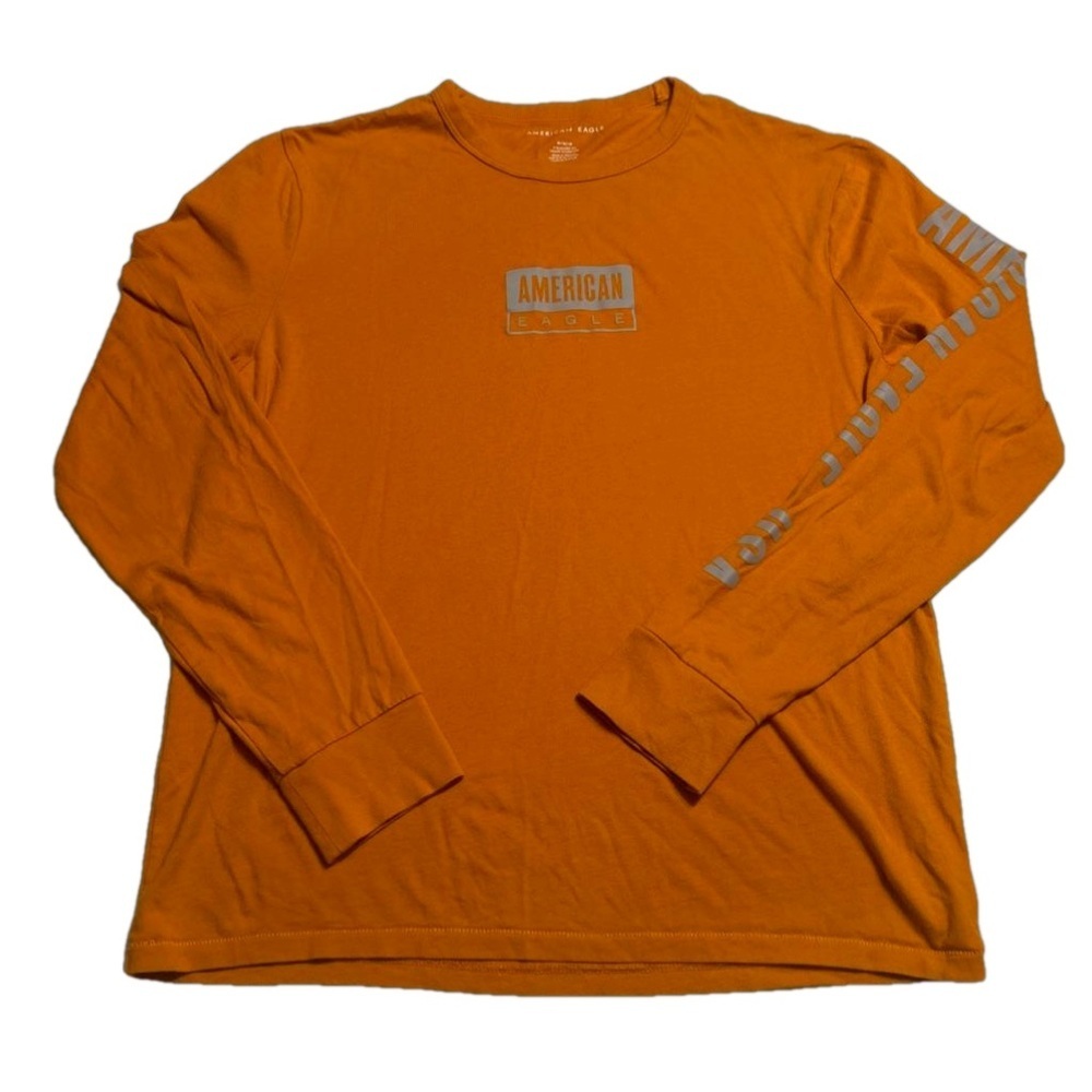 AMERICAN EAGLE Long Sleeve Logo Tee